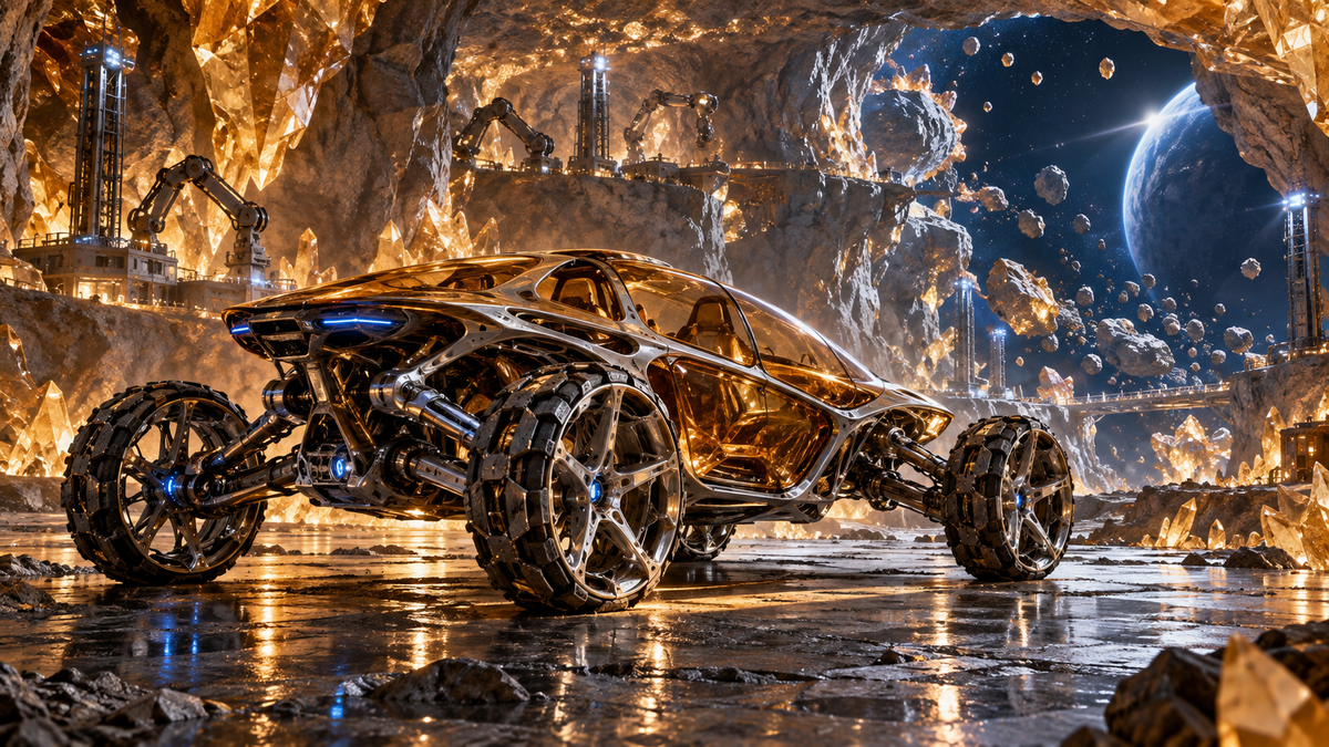 Glass Nomad futuristic digital art by WarpLuxe