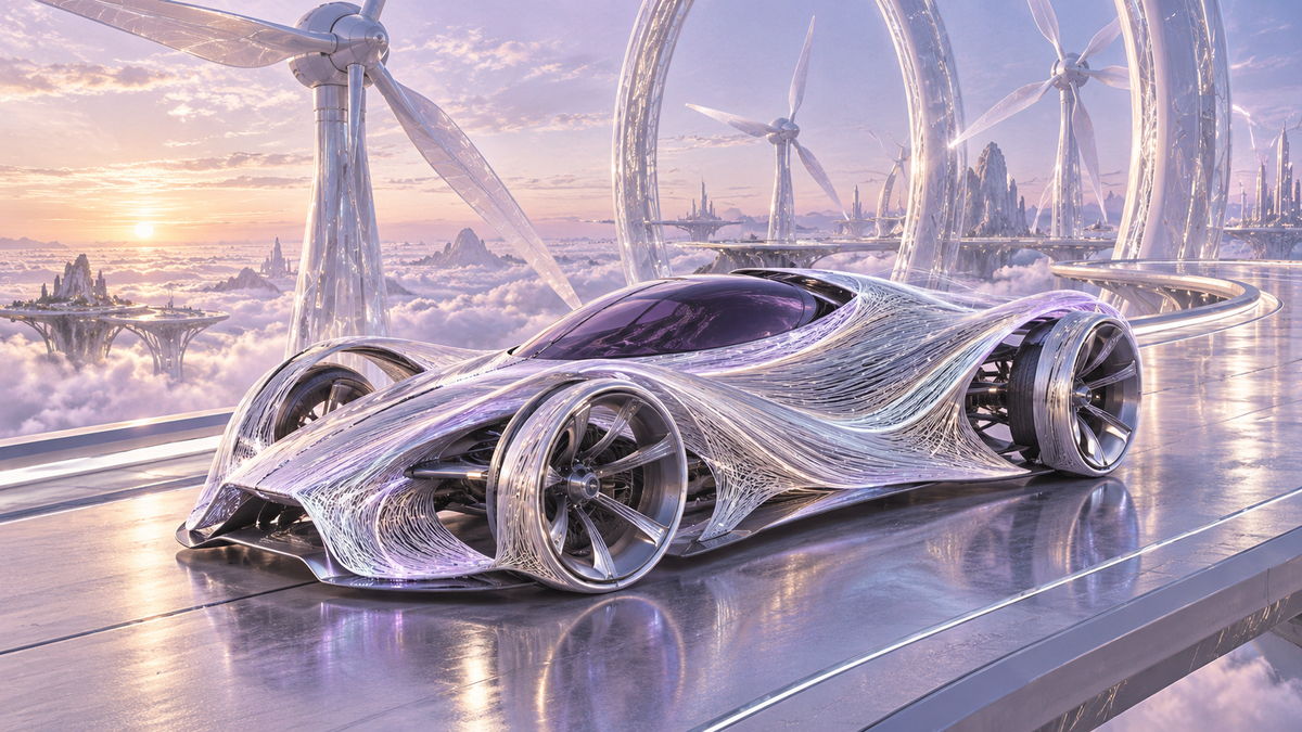 Lumen Loom futuristic digital art by WarpLuxe