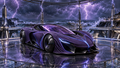 Velvet Voltage futuristic digital art by WarpLuxe
